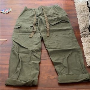 Green camo pant